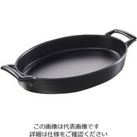 REVOL レヴォル ベルキュイジーヌ オーバルディッシュ ブラック 280×190 644679 1個 63-7111-66（直送品）