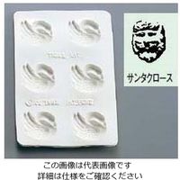 アズワン シリコン バター・チョコレートモルド サンタクロース 63-7146-01 1個（直送品）