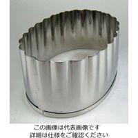 江部松商事 EBM 18ー0ステンレス パテ抜 小判菊 #10 63-7146-79 1個（直送品）