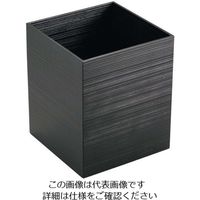江部松商事（EBEMATSU） 木製 千筋キューブ 黒 200×200×240mm 1個 63-7155-07（直送品）