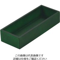 江部松商事 木製 千筋カトラリーボックス 緑 63-7155-52 1個（直送品）
