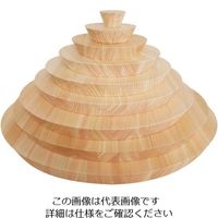 アズワン ヒノキ ラウンドプレート フラットタイプ 250 1個 63-7156-35（直送品）