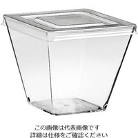 SOLIA ソリア カーブエッジカップ 155mL(蓋付)(100入)PS58012 63-7158-20 1個(100個)（直送品）