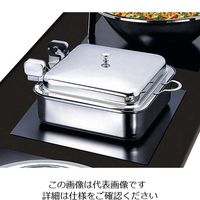 江部松商事 ハイパーラックス 角型電磁サーバー ステンレス蓋タイプ(ノーマルヒンジ)32cm 647 63-7160-33 1個（直送品）