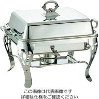 江部松商事 SW 18ー8 共柄 角チューフィングディッシュ シングル用中鍋 13インチ 63-7162-17 1個（直送品）