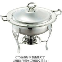 江部松商事 SW 18ー8 共柄 丸チューフィングディッシュ用中鍋10インチ 63-7162-43 1個（直送品）