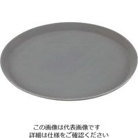 CAMBRO キャンブロ ノンスリップトレー丸 900CT(418)スティールグレー 63-7172-54 1個（直送品）