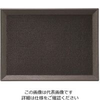 アズワン PP 長角盆 390×290 黒 ノンスリップ M44ー372 63-7173-61 1個（直送品）