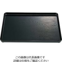 江部松商事 地木目長手盆 新黒たたきNS 尺4 63-7174-48 1個（直送品）