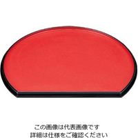 若泉漆器 半月両面盆 朱乾漆/梨地 ABS樹脂