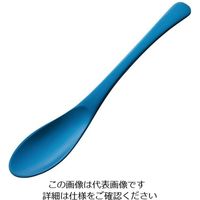 アズワン アルミ デザートスプーン アルマイト ブルー加工（1個箱） 1個 63-7181-05（直送品）