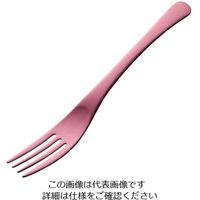 アズワン アルミ デザートフォーク アルマイト ピンク加工（1個箱） 1個 63-7181-13（直送品）