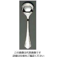 江部松商事 EBM 18ー8 シェルブール(銀メッキ付)デザートスープスプーン 63-7177-68 1個（直送品）