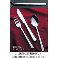 トーダイ 18ー8 オーロラ テーブルナイフ(H・H)ノコ刃付 63-7180-16 1個（直送品）