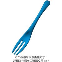 アズワン アルミ ケーキフォーク アルマイト ブルー加工（1個箱） 1個 63-7181-23（直送品）