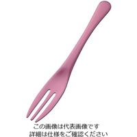 アズワン アルミ ケーキフォーク アルマイト ピンク加工（1個箱） 1個 63-7181-25（直送品）