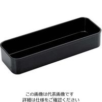 福井クラフト ABS カトラリーBOX 大 黒塗 1個 63-7182-47（直送品）