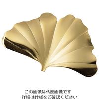 アズワン 18-8 葉枝（はし）おき 銀杏 ゴールド 1個 63-7182-85（直送品）