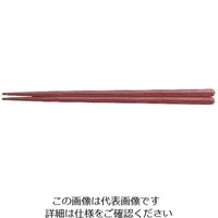 福井クラフト SPS樹脂箸 六角木目 22.2cm 茶 1個 63-7183-59（直送品）