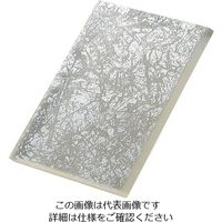 アズワン ライクガラス スリムレクタングルプレート M 銀箔 1202397 1個 63-7190-95（直送品）