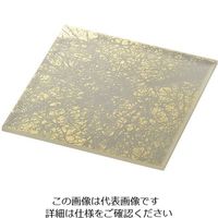 アズワン ライクガラス スクウェアプレート M 金箔 1202402 1個 63-7191-06（直送品）