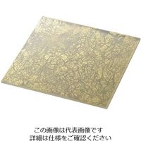 アズワン ライクガラス スクウェアプレート L 金箔 1202340 1個 63-7191-09（直送品）