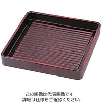 福井クラフト 耐熱ABS 正角肉皿 スーパー曙 14cm 1個 63-7191-58（直送品）