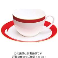 アズワン アラカルト赤 兼用ソーサー OFM07ー205 63-7193-32 1個（直送品）