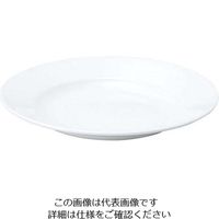 江部松商事 おぎそチャイナ スープ皿 28cm 3701 ホワイト 63-7193-91 1個（直送品）