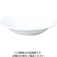 江部松商事 おぎそチャイナ スープ皿 23cm 3703 ホワイト 63-7193-92 1個（直送品）