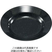 アズワン おぎそチャイナ スープ皿 23cm 3777 ブラック 63-7194-19 1個（直送品）