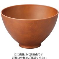 江部松商事 耐熱5寸飛鳥木目丼 総ライトブラウン 1001123 63-7198-49 1個（直送品）