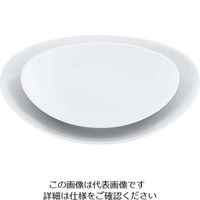 江部松商事 磁器 中華・洋食兼用食器 白楕円皿 17cm 63-7194-95 1個（直送品）