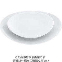 江部松商事 磁器 中華・洋食兼用食器 白楕円深皿 22cm 63-7194-99 1個（直送品）