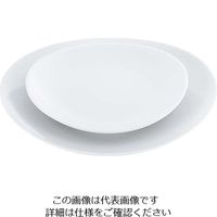 江部松商事 磁器 中華・洋食兼用食器 白楕円深皿 17cm 63-7195-01 1個（直送品）
