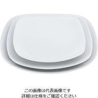 江部松商事 磁器 中華・洋食兼用食器 白撫角皿 22cm 63-7195-02 1個（直送品）