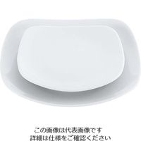 江部松商事 磁器 中華・洋食兼用食器 白撫角皿 12cm 63-7195-05 1個（直送品）