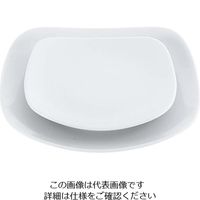 江部松商事 磁器 中華・洋食兼用食器 白撫角皿 15cm 63-7195-04 1個（直送品）