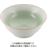 江部松商事 磁器 中華食器 釉彩若草 高台丼 6.5寸 63-7195-14 1個（直送品）