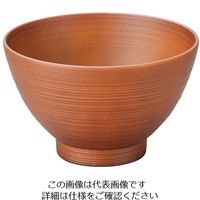 江部松商事 耐熱3.5寸能登千筋汁椀 総ダークブラウン 1000141 63-7198-22 1個（直送品）