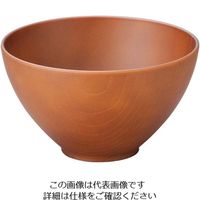 江部松商事 耐熱4寸飛鳥木目汁椀 総ブラウン 1001059 63-7198-28 1個（直送品）