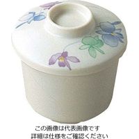 エンテック メラミン和食器 すみれ 蒸し椀 蓋 VOー42B 63-7198-73 1個（直送品）