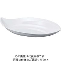 若泉漆器 ニューホワイト 変形鉢 38.8cm 63-7199-46 1個（直送品）