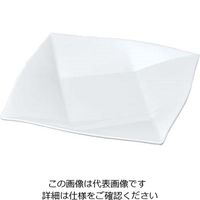 若泉漆器 ニューホワイト 折紙盛皿 23cm 63-7199-58 1個（直送品）