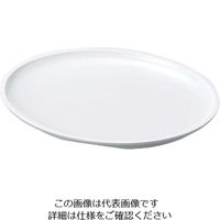 若泉漆器 ニューホワイト 小判盛鉢 45cm 1個 63-7199-65（直送品）