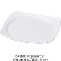 若泉漆器 ニューホワイト 渕丸長角盛皿 33cm 63-7199-75 1個（直送品）