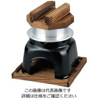 江部松商事 ミニ 釜めしカマドセット用 黒 敷板 63-7204-78 1個（直送品）