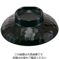 江部松商事 メラミン 亀甲吸物椀 蓋 溜内黒 GWー364TMーB 63-7201-27 1個（直送品）