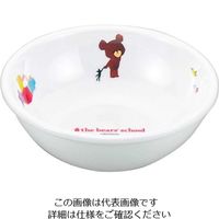 関東プラスチック工業 メラミン子供食器 くまのがっこう ボール Mー3125J 63-7201-94 1個（直送品）