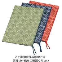 えいむ 布地 花柄 メニューブック 華ー102 中 赤 63-7212-83 1個（直送品）